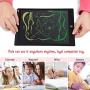 Newest LCD Writing Tablet, Electronic Digital Writing &Colorful Screen Doodle Board, Cimetech 12-Inch Handwriting Paper Drawing Tablet Gift for Kids and Adults at Home,School and Office (Black)