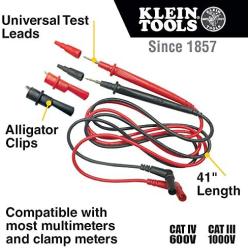 Replacement Test Lead Set, Right Angle Klein Tools 69410