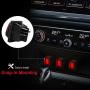 AutoEC 3PCS Rocker Switch 12V ON/Off Waterproof Red LED Light Toggle Switch 4 Pin SPST for Car Truck Boat Marine UTV, KCD4