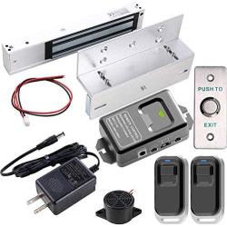 UHPPOTE 2.4GHz WiFi Inswinging Indoor 600lbs Electromagnetic Door Lock Kit Remote and Smartphone app Controlled