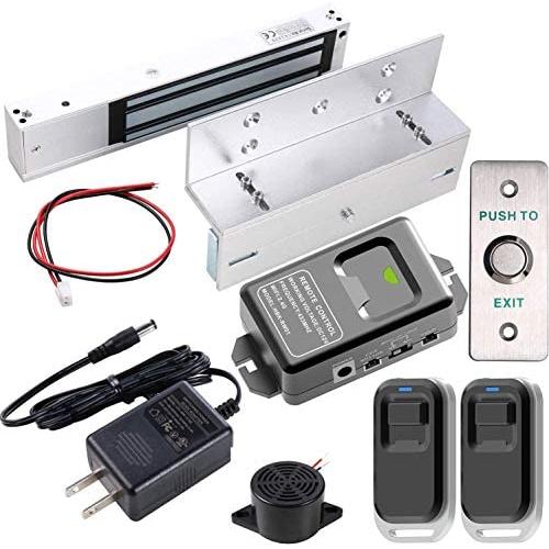 UHPPOTE 2.4GHz WiFi Inswinging Indoor 600lbs Electromagnetic Door Lock Kit Remote and Smartphone app Controlled
