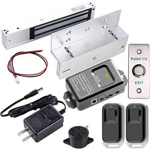 UHPPOTE 2.4GHz WiFi Inswinging Indoor 600lbs Electromagnetic Door Lock Kit Remote and Smartphone app Controlled