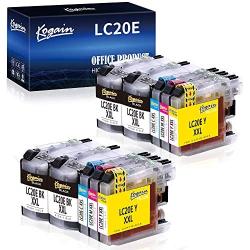 Kogain Compatible Ink Cartridges Replacement for Brother LC20E LC20EXXL Ink Cartridges, Work for Brother MFC-J985DW J775DW J5920DW J985DWXL Printer 10-Pack(4 Black, 2 Cyan, 2 Magenta, 2 Yellow)