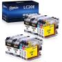 Kogain Compatible Ink Cartridges Replacement for Brother LC20E LC20EXXL Ink Cartridges, Work for Brother MFC-J985DW J775DW J5920DW J985DWXL Printer 10-Pack(4 Black, 2 Cyan, 2 Magenta, 2 Yellow)