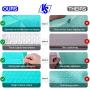 Metronic 25Pcs Poly Bubble Mailers, 6X10 Inch Padded Envelopes Bulk #0, Bubble Lined Wrap Polymailer Bags for Shipping/ Packaging/ Mailing Self Seal -Teal