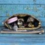 Kimoli 2 Pcs Women Funny Makeup Bag Cute Cosmetic Bag Pouch for Purse Toiletry Bag