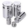 TOODOO 1g 2g 5g 10g 20g Gram Set for Digital Scale Balance and 1 Piece Calibration Weight Tweezer, Silver