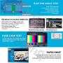Rsrteng CCTV Camera Tester, 4K IP Camera Tester CVBS Camera Tester 7inch IPS Touch Screen Support POE WiFi 4K H.265 HDMI 8GB TF Card DC 5V/12V/24V Output IPC Tester IPC-9800Plus+