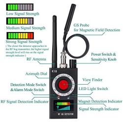 JMDHKK Anti Spy Detector, Bug Detector ,Hidden Camera Detectors ,GPS Detector ,RF Signal Scanner Device Detector for GPS Tracker Listening Device Camera Finder