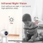 Security Camera for Home Indoor, Mibao 1080P FHD WiFi Camera with Night Vision, Motion Detection, 2-Way Audio,Compatible with Android/iOS, Works with Alexa