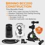 Brinno BCC200 Construction & Outdoor Security Time Lapse Camera Trio Includes: TLC200 Pro Camera, Clamp, & Water-Resistant Case, 42-Day Battery Life, 720P (2-Pack)