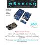 GAR Monster Starter Kit for Arduino Uno Mega Nano, Complete Set with ESP32, 25 Sensor Modules, Bluetooth WiFi Ethernet Wireless for Electronics STEM Robotics Projects