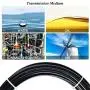 Tailonz Pneumatic Air Line 1/2 inch od Black Pneumatic Nylon Tube 32.8ft Air Brake Tubing Nylon Hose