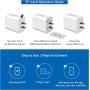 Spy Camera Wireless Hidden WiFi Camera with Remote Viewing, 2021 Newest Version 1080P HD Nanny Cam / Security Camera Indoor Video Recorder Motion Activated, Support iOS/Android, White, No Audio