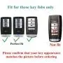 Cajek Black TPU Key Fob Cover Case Holder Skin Shell Protector for Acura RLX RDX MDX ILX TLX PLX NSX 2 3 4 Buttons Remote Control (Not Fit Engine Hold Key)