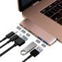 Purgo Mini USB C Hub Adapter Dongle for MacBook Air M1 2020-2018 and MacBook Pro M1 2020-2016, with 4K HDMI, 100W PD, 40Gbps TB3 5K@60Hz, USB-C and 2 USB 3.0 (Gold) Purgo Mini USB C Hub Adapter Dongle for MacBook Air M1 2020-2018 and MacBook Pro M1 2020-2016, with 4K HDMI, 100W PD, 40Gbps TB3 5K@60Hz, USB-C and 2 USB 3.0 (Gold)