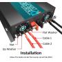 WZRELB RBP300012 3000W 12V 110~120V Pure Sine Wave Solar Power Inverter DC to AC System