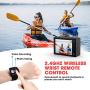 【2021 Upgrade】Campark 4K 20MP Action Camera EIS External Microphone Remote Control WiFi Waterproof Camera Webcam with 170° Wide Angle and 2 Batteries