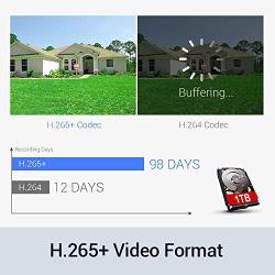 ANNKE Super HD 5MP Lite H.265+ 16-Channel DVR 5-in-1 Security Video Recorder with 2TB Hard Drive, Supports 24 IP Cameras for Home Business Surveillance, Remote Viewing, Motion Detection