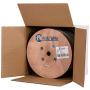 Newyork Cables Cat6A Riser (CMR) 1000ft - 23AWG 4 Pair Solid Bare Copper, 750MHz, Unshielded Twisted Pair (UTP), Available in Blue, White, Green, Black & Yellow Color