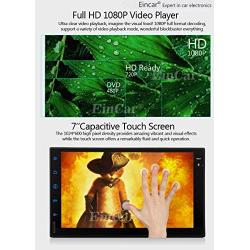 Android 10.0 Car Stereo Double Din 7 Inch in Dash Head Unit Touch Screen Car Radio Multimedia Player WiFi 4G Bluetooth FM/AM RDS Receiver GPS Navigation with Backup Camera&Remote Control(1G+16G)