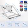 Laptop Stand Adjustable Portable Laptop Stand Holder Foldable Laptop Riser Stand Chromebook Stand Compatible with 11~15.6 inch MacBook Air Pro, HP, Lenovo, Dell, ASUS by FURNINXS