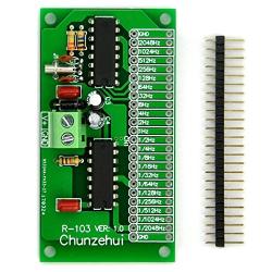 Chunzehui 2048Hz ~ 0.00049Hz(1/2048Hz) Extremely/Super Low Frequency Square Wave Oscillator Module, Square Wave Signal Generator. Total 22 Output Ports, at The Same time can Output 22 Frequencies.