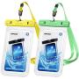 Mpow 097 Universal Waterproof Case, IPX8 Waterproof Phone Pouch Dry Bag Compatible for iPhone 11/11 Pro Max/SE/Xs Max/XR/X/8P Galaxy up to 7'', Phone Pouch for Beach Kayaking Travel or Bath (2 Pack)