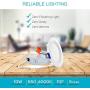 Luxrite 4 Inch Ultra Thin LED Recessed Light with Junction Box, 10W, 4000K Cool White Dimmable, 650 Lumens, Slim Recessed Ceiling Light, IC Rated Airtight, Energy Star & ETL Listed (4-Pack)