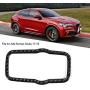 Interior Head Light Lamp Switch Button Cover,Carbon Fiber Headlight Switch Button Cover Trim Fits for Alfa Romeo Giulia 17-19