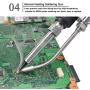 NEWACALOX Soldering Gun Automatic Hand-held Solder Iron Kit Welding Tool with Lead-free Wire, Desoldering Pump, Tweezers for Circuit Board, Home DIY, Electronic Repair