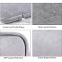 PU Leather Padded Laptop Bag HBLOOMYST 13 14 15 Inch Frosted Protective Notebook Sleeve Computer Case Cover