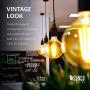 Sunco Lighting 10 Pack G25 LED Bulb, Dimmable, 5.5W=60W, 6000K Daylight Deluxe, Vintage Edison Filament Globe, 500 LM, E26 Base, Indoor/Outdoor Lights - UL