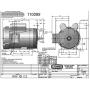 Leeson Farm-Duty Electric Motor - 1.5 HP, 1,725 RPM, 115/208-230 Volts, Single Phase, Model Number 110089.00