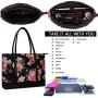 Woman Laptop Tote Bag,USB Teacher Bag Large Work Bag Purse Fits 15.6 in Laptop