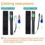 30KM Aluminium Visual Fault Locator Fiber Tester Detector Meter Universal Connector FC Male to LC Female Adapter for CATV Telecommunications 30KM Aluminium Visual Fault Locator Fiber Tester Detector Meter Universal Connector FC Male to LC Female Adapter for CATV Telecommunications