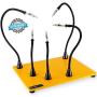 QuadHands Deluxe WorkBench Helping Hands Third Hand System - Magnetic Mount Arms Can be Positioned Anywhere - Ultimate Flexibility