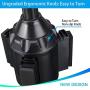 Wireless Car Charger TOOVREN Phone Mount Auto Clamping Fast Qi iPhone Car Charger Air Vent/Cup Holder for Car 10W Charging for iPhone 12/11 Pro Max/X/XR/8/7Plus,Samsung Note10+/s9,Google Pixel