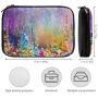 Abstract Floral Watercolor Painting Electronic Organizer Compact Travel Cable Organizer Bag Pouch
