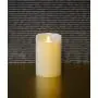 Muse Alight 5'' Regular Flameless Electronic Wax Pillar Candle by Battery Operated with Timer Feature. Ivory, Vanilla Scented. Remote Control Included. (Regular 3.5 x 5).