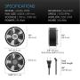 AC Infinity AXIAL 2589, Muffin Fan 10'', 120V AC Ø254mm x 89mm High Speed, for DIY Cooling Ventilation Exhaust Projects