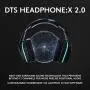 Logitech G935 Wireless DTS:X 7.1 Surround Sound LIGHTSYNC RGB PC Gaming Headset - Black, blue (Renewed)