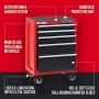 CRAFTSMAN Tool Cabinet with Drawer Liner Roll & Paper Towel Holder, 26-Inch, 5 Drawer, Red (CMST82769RB)