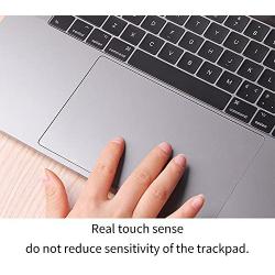 CaseBuy MacBook Air 13 Inch Trackpad Protector Cover Compatible 2020 2019 2018 Release MacBook Air 13 Inch with Touch ID Model A2337(M1) A2179 A1932 Clear Anti-Scratch Trackpad Skin