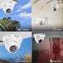 ZOSI H.265+ 5MP Dome Security Camera System for Home, 8CH CCTV DVR with Hard Drive 2TB for 24/7 Recording, 8X 5MP 2K Surveillance Camera Outdoor Indoor,Long Night Vision, Remote Access