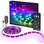 Govee TV LED Strip Lights, 6.56FT RGBIC TV LED Backlights with App Control, Music Sync, Scene Mode, Color Changing LED Light Strip with Timer for HDTV PC Computer Gaming, USB Powered