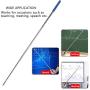 Telescopic Pointer Stick with Hand Lanyard, Teacher Pointer for Classroom, Presentation Pointers for Teachers, Hand Pointer Extendable Pointer Stick Retractable Pointer Pen Whiteboard Pointer (Blue)