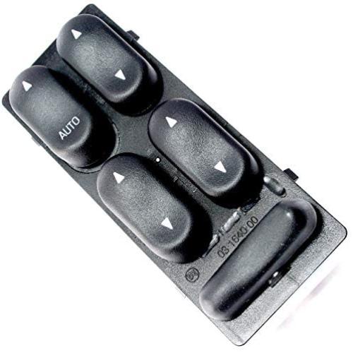 APDTY YL3Z14529BA Power Window Switch Master Front Left Driver-Side Fits 2001 Ford F150 F250 F350 Crew Cab 4-Door Pickup Truck (Replaces YL3Z-14529-BA)
