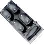 APDTY YL3Z14529BA Power Window Switch Master Front Left Driver-Side Fits 2001 Ford F150 F250 F350 Crew Cab 4-Door Pickup Truck (Replaces YL3Z-14529-BA)