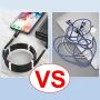 Magnetic Phone Charging Cable,(1.8M/6FT) Super Organized USB Fast Charging Cord Self Winding Wire Portable Storage 360 Degree Coiling Magnets Retractable Compatible with i-Products